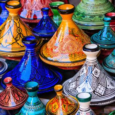 402 x 402 Moroccan Tagine Pots