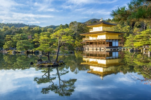 500 x 333 Kinkakuji temple Kyoto Japan