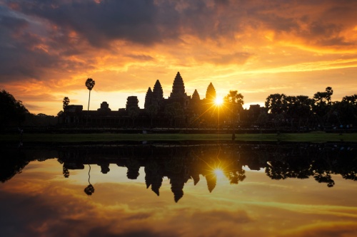 500 x 333 Sunrise over Angkor Wat Siem Reap Cambodia