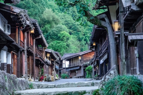 500 x 333 Village in Kiso Valley Japan