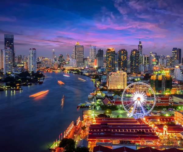 Asiatique the Riverfront market Bangkok