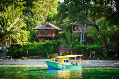 Beach off Manado Indonesia