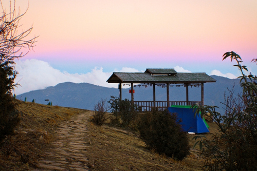 Bhutan hiking trail