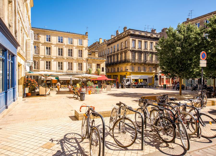 Bikes in Bordeaux France