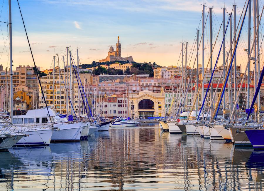 Boats in Marseille France