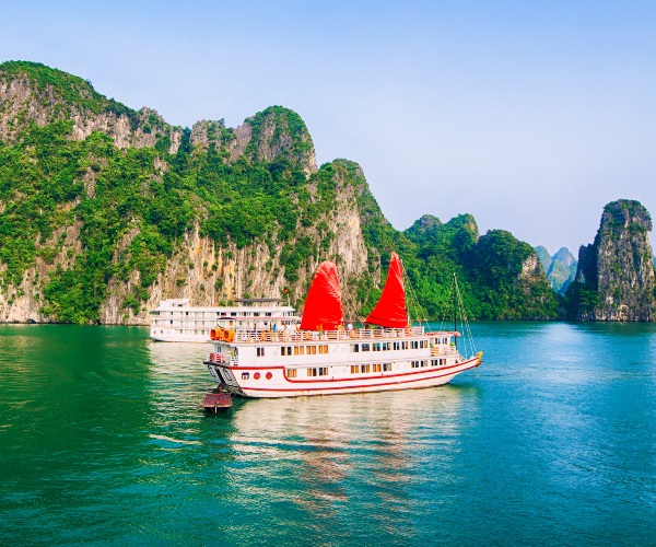 Cruise through Halong Bay