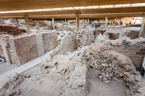 D14Akrotiri archaeological site Santorini