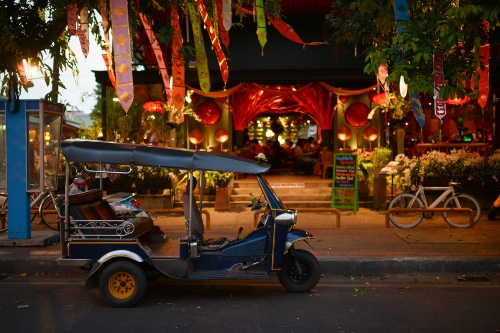 Evening scene in Chiang Mai