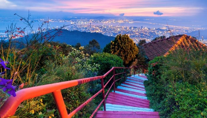 George Town City view from Penang Hill