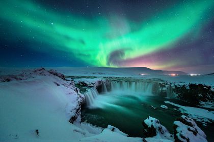 Godafoss Waterfall Iceland