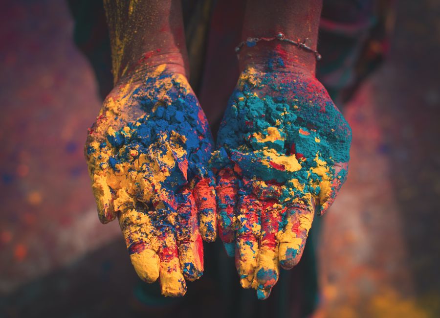 Holi Hands, Indian Festivals, India