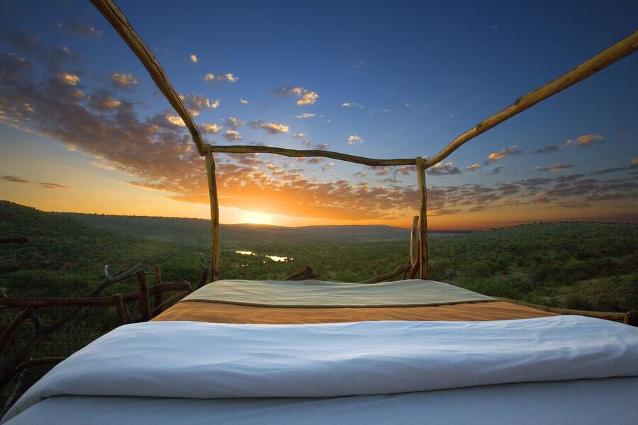 Loisaba Star Beds View From Bed 1