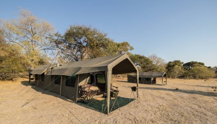 Mobile tented camp Botswana2