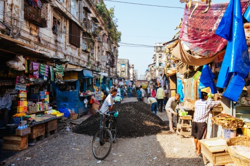 Mumbai busy market