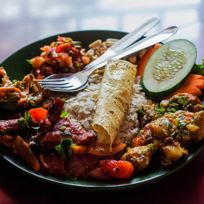 Nepali thali