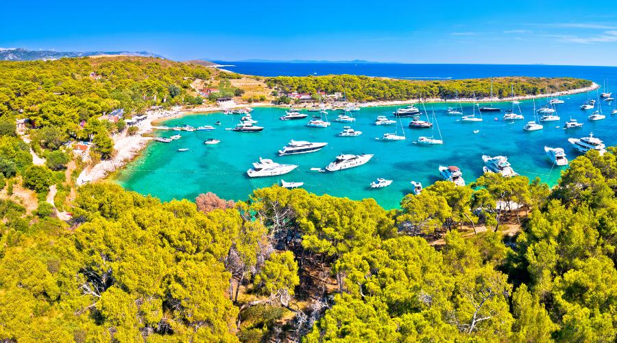 Panorama of Hvar Croatia 1