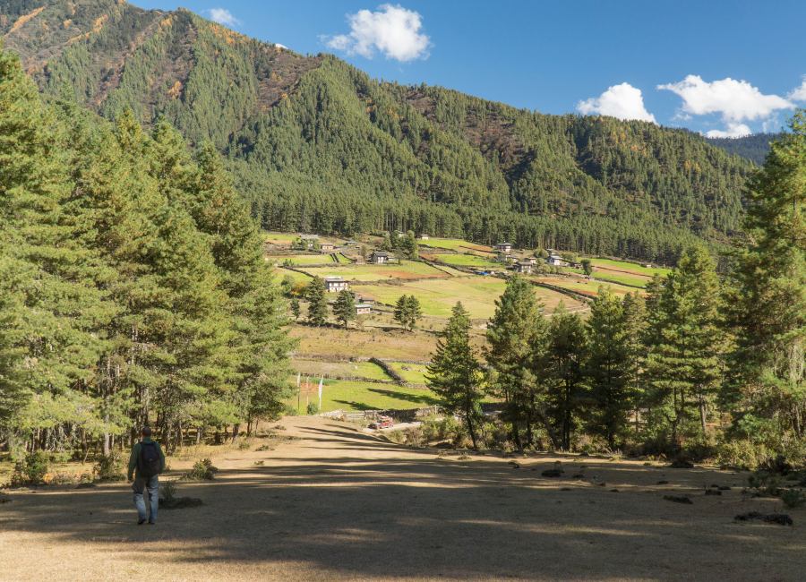 Phobjikha Valley, Gangtey