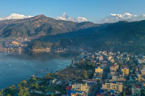 Pokhara lakefront