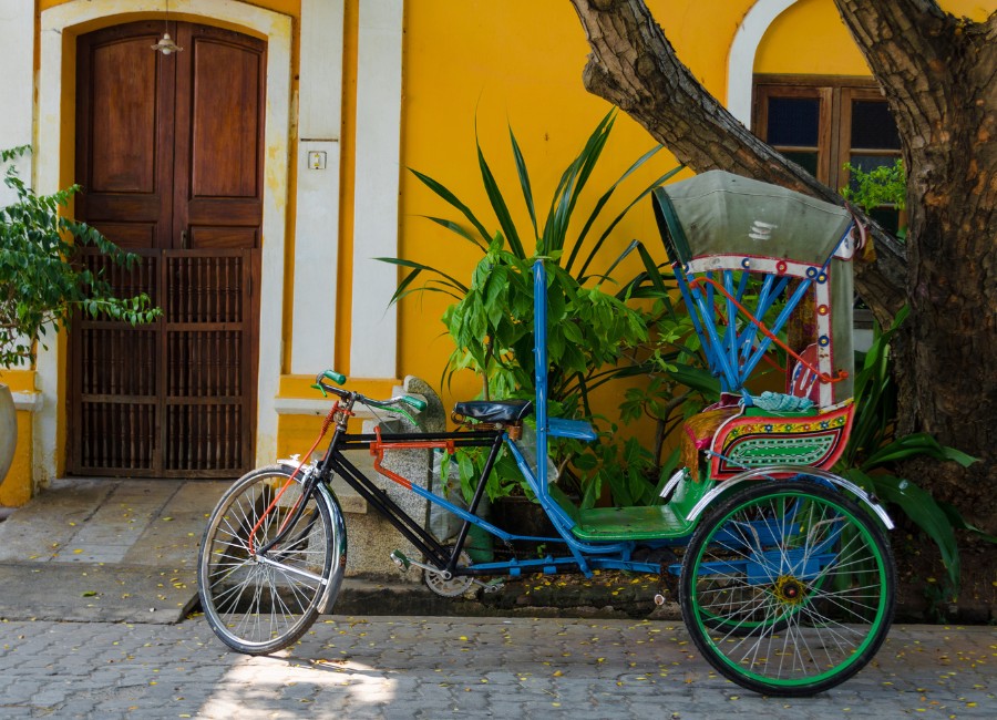 Pondicherry rickshaw