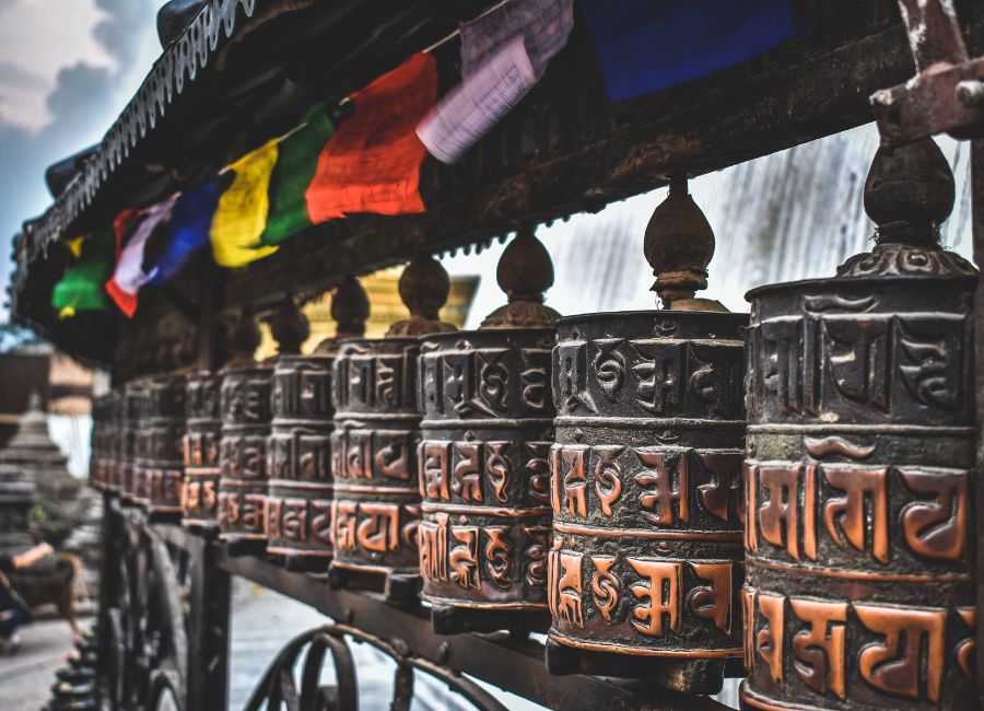 Prayer Wheels, Kathmandu, Nepal