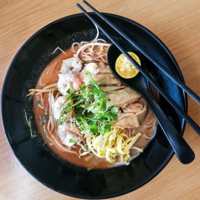 Sarawak Laksa, Kuching, Borneo