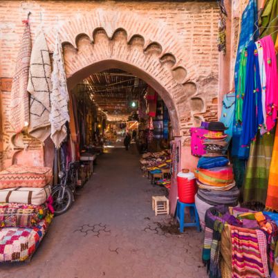 Souks Entrance, Marrakech, Morocco