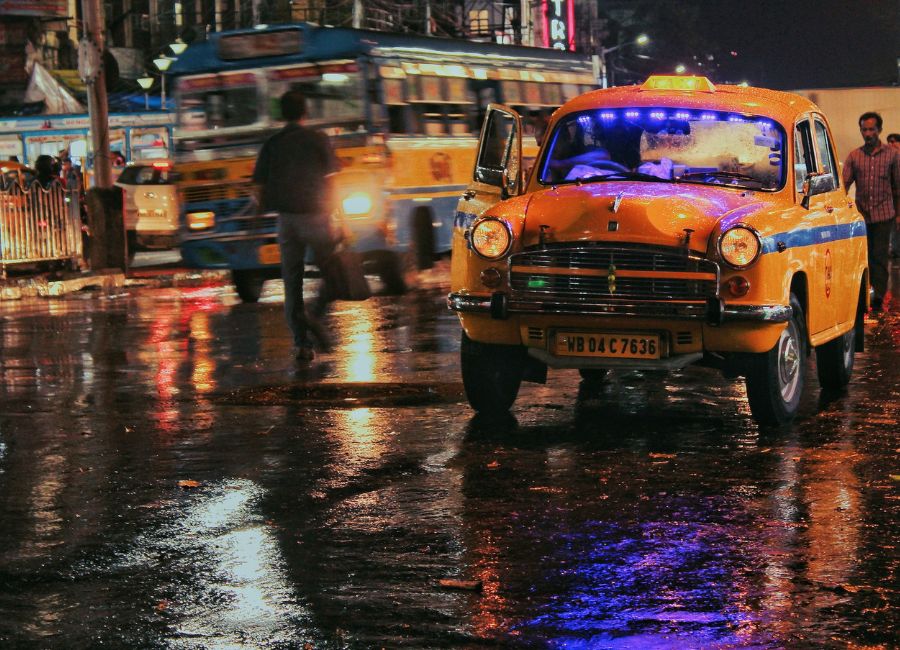 Taxi in Calcutta, India