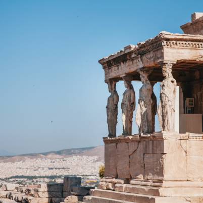 The Historical Ancient Acropolis Temple of Parthenon in Greece 402x402