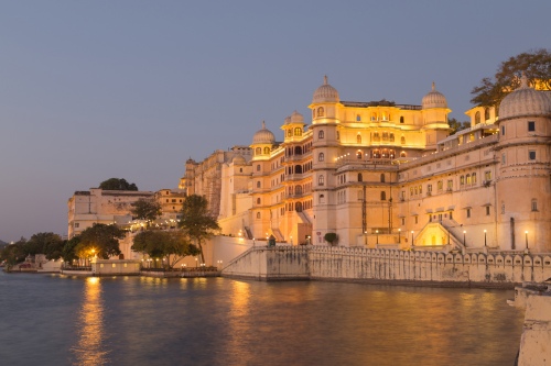 Udaipur lakefront palace