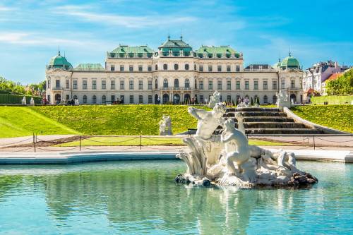 Upper Belvedere palace and gardens, Vienna, Austria