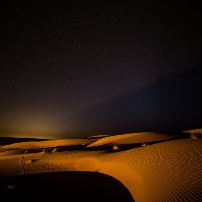 Wahiba Sands at night, Oman