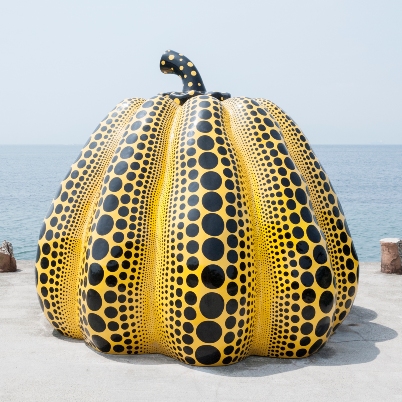 Yellow pumpkin Naoshima